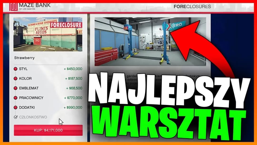 Jak kupić warsztat tuningowy w GTA Online i uniknąć błędów